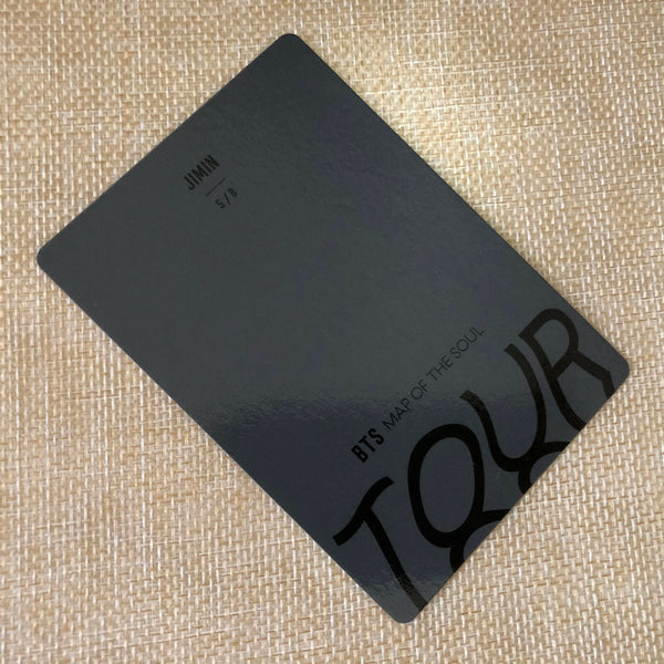 BTS JIMIN 5/8 [ Map Of The Soul Tour ] Official Mini Photocard / New / Gift