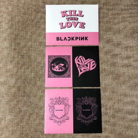 BLACKPINK [ Kill This Love ] Official Sticker Set / New / Gift