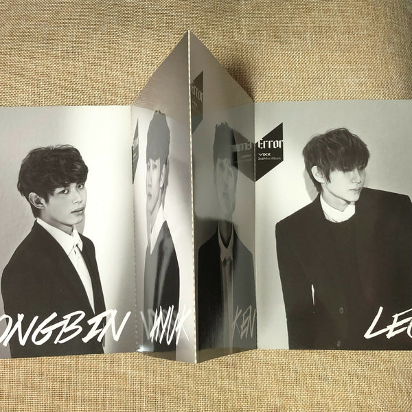 VIXX GROUP [ ERROR ] Official Brochure Poster, 2nd Mini Album / New, Rare / Gift