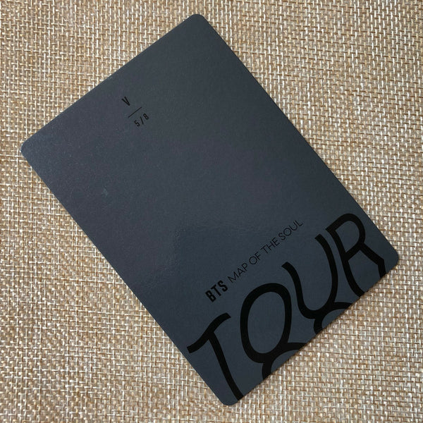 BTS V 5/8 [ Map Of The Soul Tour ] Official Mini Photocard / New, Rare / Gift