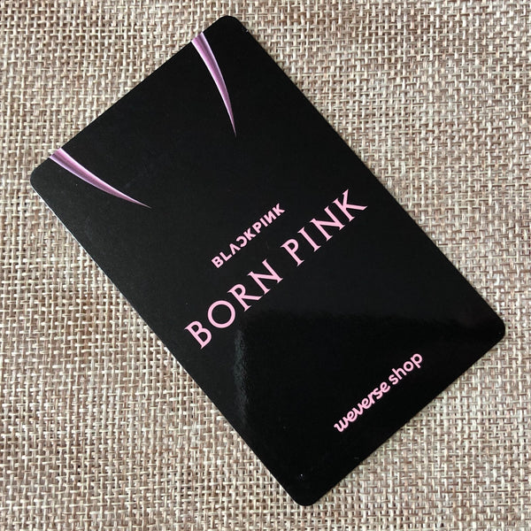 BLACKPINK JISOO #2 [ Born Pink WEVERSE POB ] Official Photocard / New / Gift