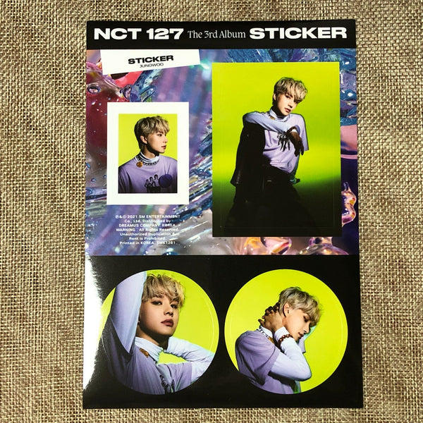 NCT 127 [STICKER] Official Goods PHOTO + GLOW-IN-THE-DARK + STICKER SET / Gift
