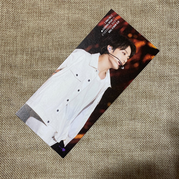 BTS JUNGKOOK [Speak Yourself Seoul The Final DVD] Official Bookmark / New, Rare