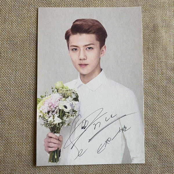 EXO SEHUN [Nature Republic] Official Limited Postcard Photocard / New, Rare /+G