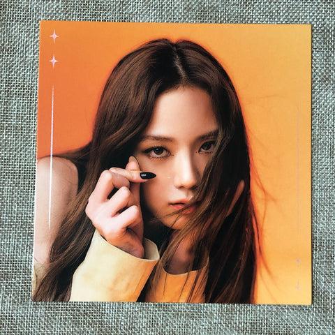 BLACKPINK JISOO [ THE ALBUM ] Official Postcard, Ver. 3 / New / Gift