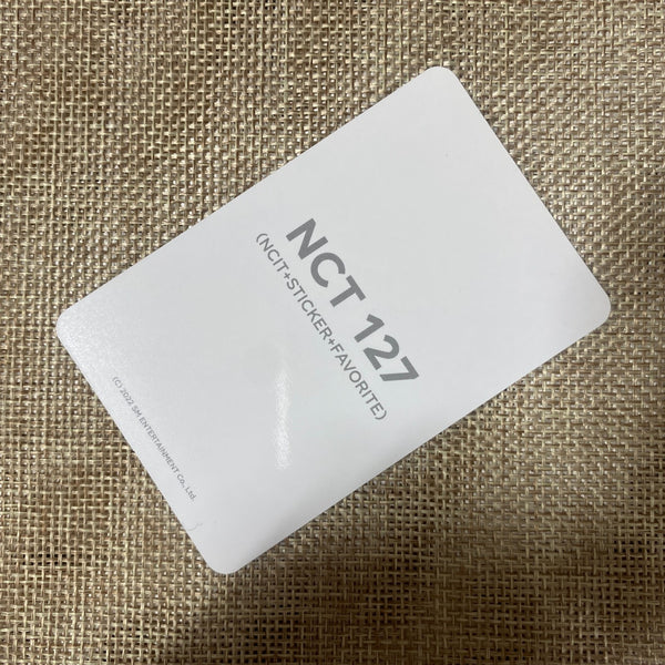 NCT 127 MARK [Special Postcard Book NCIT Sticker Favorite] Photocard / Gift