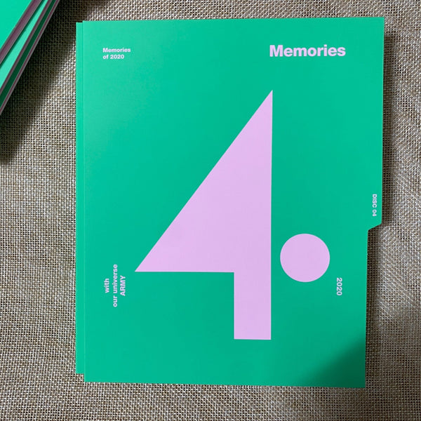BTS GROUP [ Memories of 2020 ] Official DVD Set : Box + 7 Discs / New / Gift
