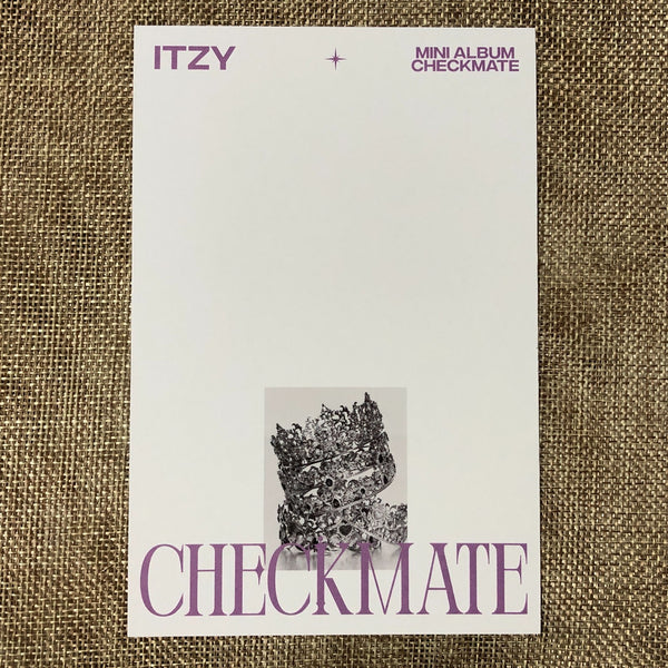 ITZY YUNA #1 [ CHECKMATE ] Official Postcard Photocard / New / Gift