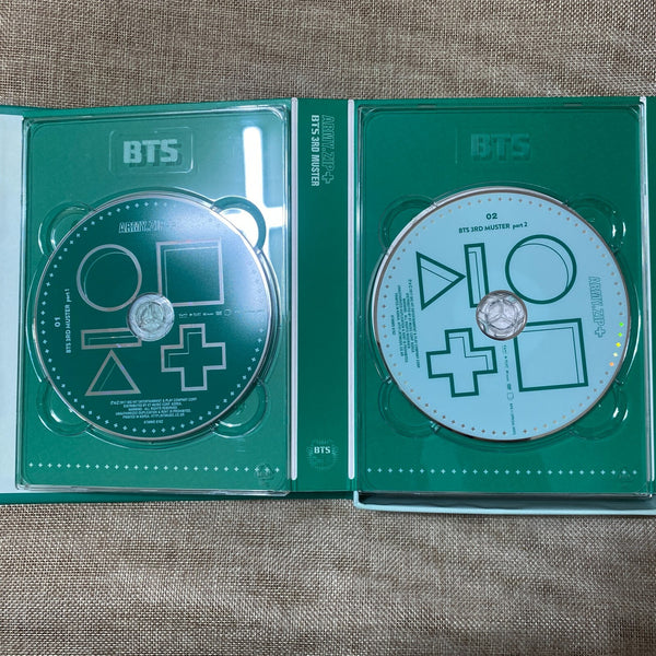 BTS 3rd Muster ARMY.ZIP DVD / 3 Disc Photobook, Story, Sticker, 2nd DVD Defectiv