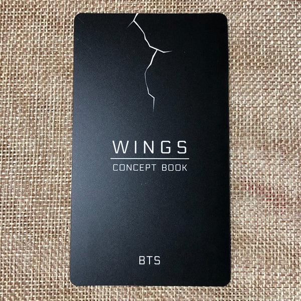 BTS JUNGKOOK [THE WINGS Concept Book] Official Lenticular Photocard / New / Gift