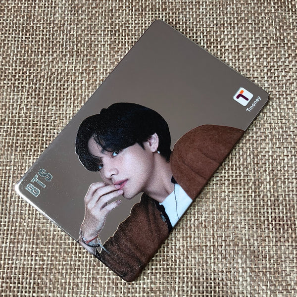 BTS V [ 2021 CU T-Money ] Official Mirror Transportation Photocard / New / Gift