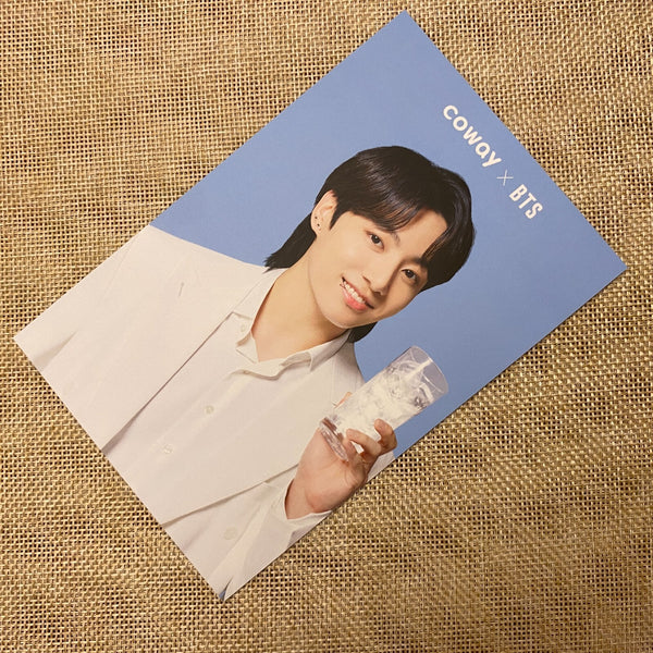 BTS JUNGKOOK #1 [BTS x COWAY] Official Postcard Photocard Limited / New, Rare