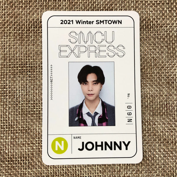 NCT 127 JOHNNY [2021 Winter SMTOWN SMCU EXPRESS] Official Photocard / New / Gift