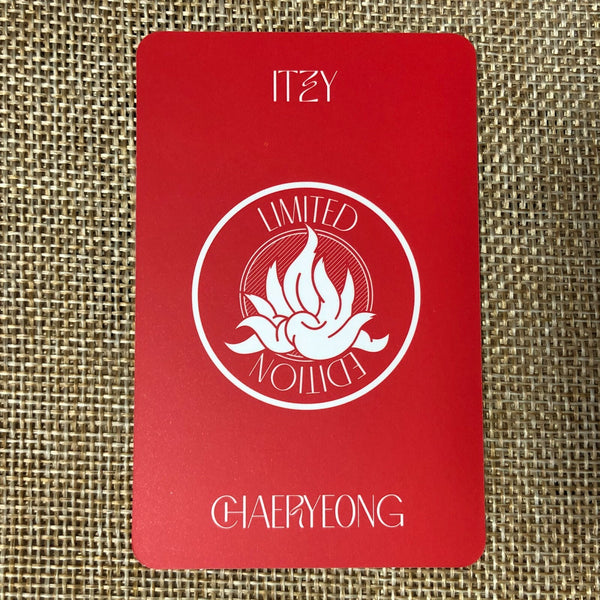 ITZY CHAERYEONG [ GUESS WHO ] Official Limited Photocard / New / Gift