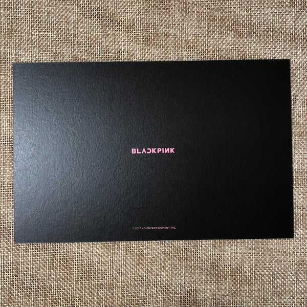 BLACKPINK JISOO #3 [Pop-Up Store As If It's Your Last] Official Postcard / Gift