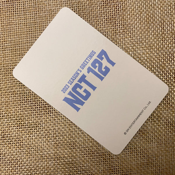 NCT 127 JUNGWOO #1 [2023 Season's Greetings SM Store POB] Official Photocard /+G
