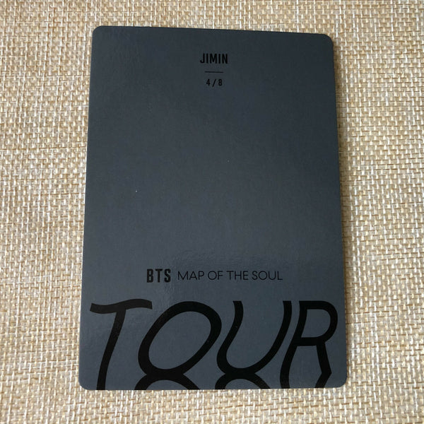 BTS JIMIN 4/8 [ Map Of The Soul Tour ] Official Mini Photocard / New / Gift