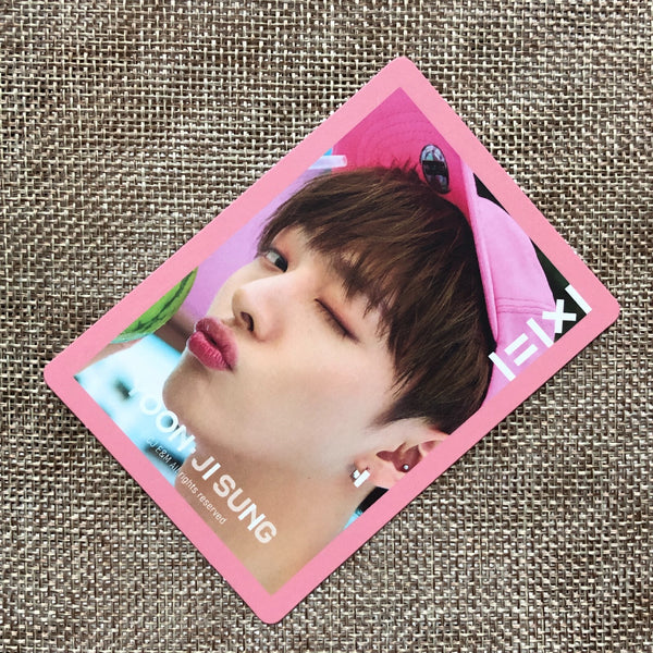 WANNA ONE YOON JISUNG [ TO BE ONE ] Official Photocard, Pink ver / New / Gift
