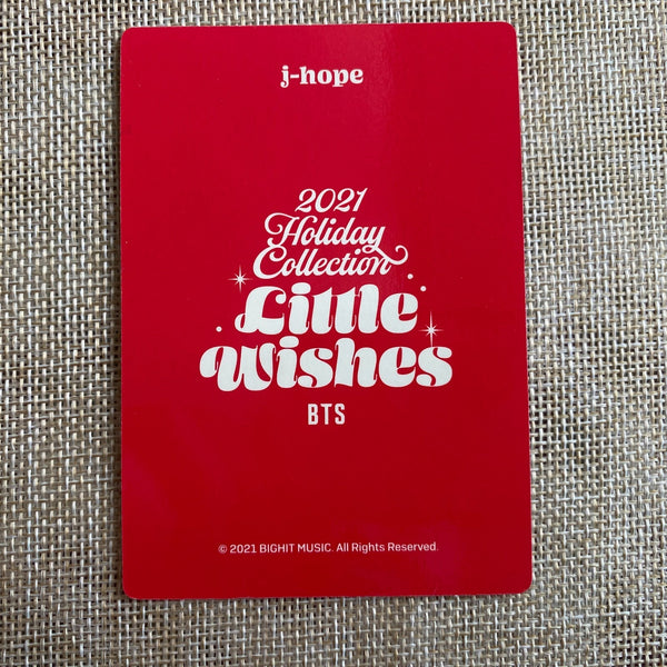 BTS J-HOPE #1 [2021 Holiday Collection Little Wishes] Official Photocard / Gift
