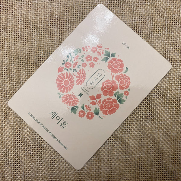 BTS J-HOPE 25/56 [ 2021 Dalmajung ] Official Mini Photocard / New, Rare / Gift
