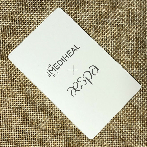 AESPA NINGNING [ MEDIHEAL ] Official Photocard, Signature, SM TOWN / New / Gift