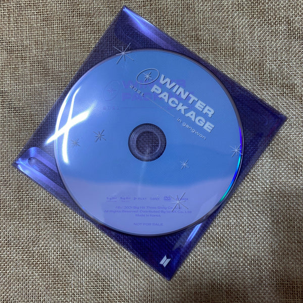 BTS GROUP [ Winter Package 2021 DVD ] Official DVD Only / New, Rare / Gift