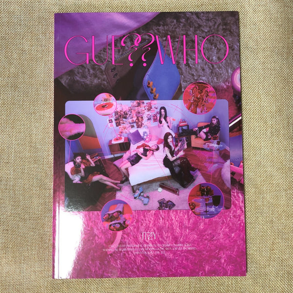 ITZY [ GUESS WHO Album Photobook + CD ] Day Day&Night Night Ver. NO PC / New /+G