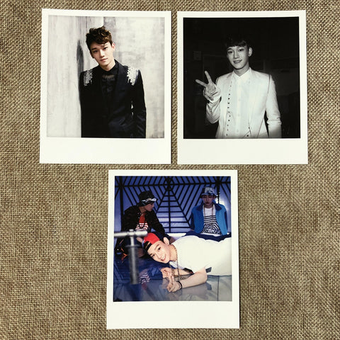 EXO CHEN #1 [SM Official Goods] Polaroid Photocard Set of 3, Postcard / Gift