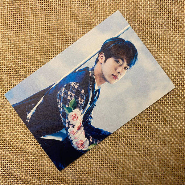 BTS JIN 8/8 [Wings Tour Final Concert] Official Mini Photocard / New, Rare /+G