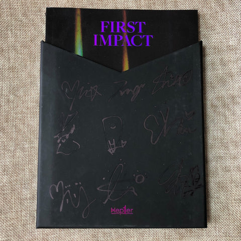 KEP1ER [FIRST IMPACT Connect O Album] Hand Signed Promo Autographed / New / Gift