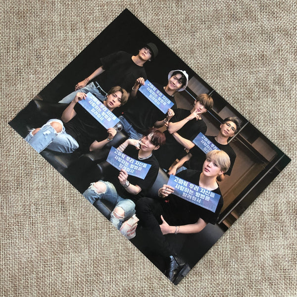 BTS GROUP [Love Yourself World Tour NEW YORK DVD] Official Photocard Postcard