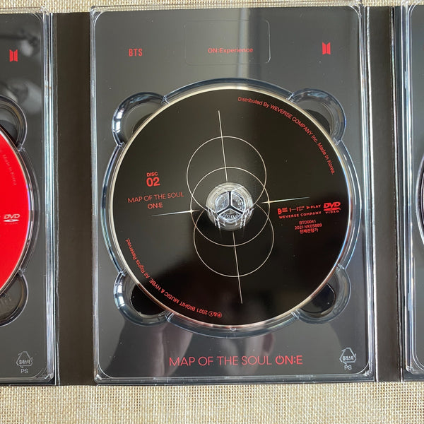 BTS GROUP [ Map of the Soul ON:E ] DVD SET, 3 Disc / ONE / New, Rare / Gift