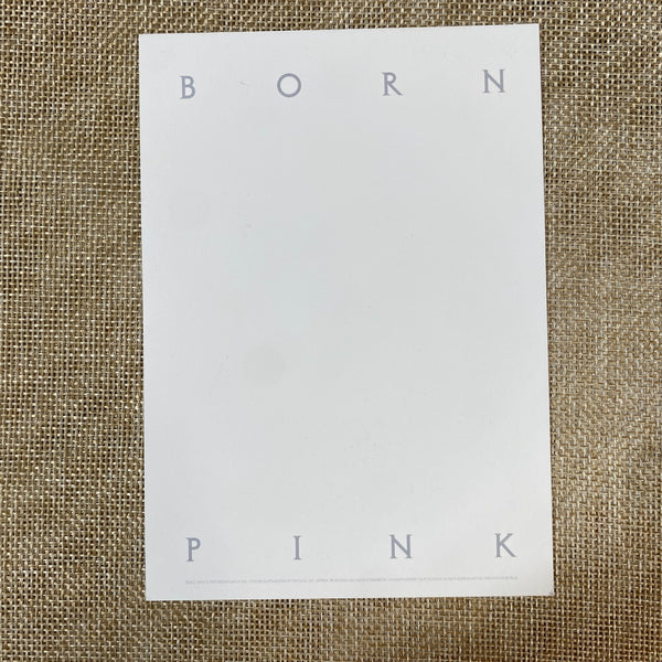BLACKPINK ROSE [ Born Pink ] Official Postcard, Box Set Ver / New, Rare / Gift