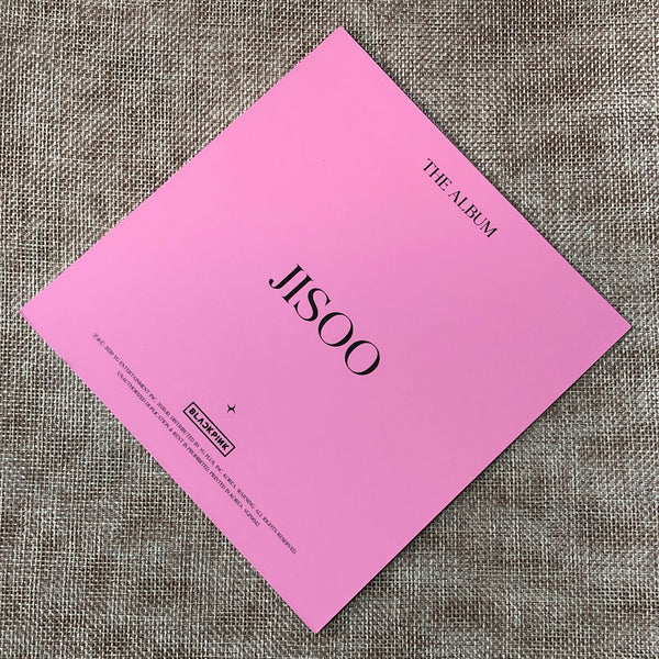BLACKPINK JISOO [ THE ALBUM ] Official Postcard, Ver. 2 / New / Gift