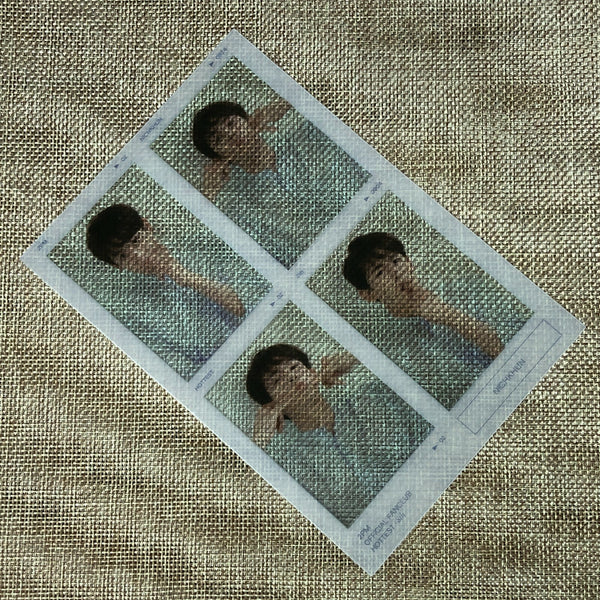 2PM NICHKHUN [HOTTEST 8th] Official Fanclub 4cut Film Photocard / New, Rare /+G