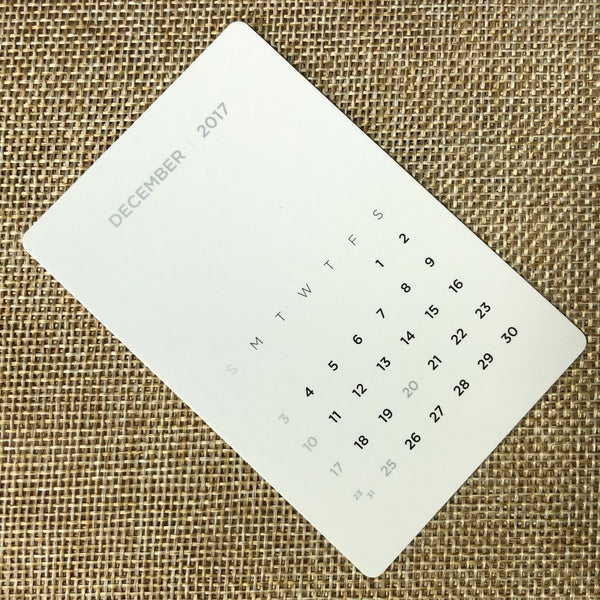 EXO GROUP #3 [2017 Season's Greetings] Official Mini Calendar Photocard / Gift