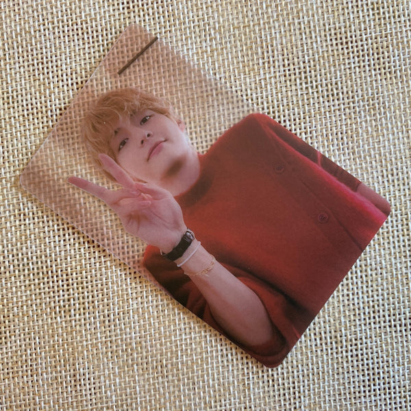 BTS V [ Layover ] Official PVC Transparent Photocard, Weverse POB / New / Gift