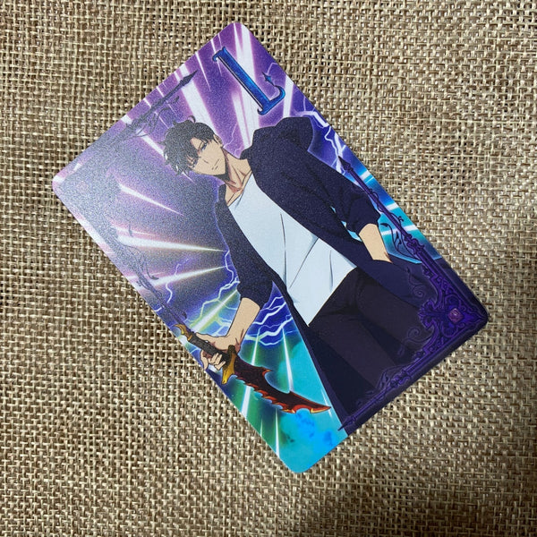 Solo Leveling Sung Jin-woo Card / Chess Game / Rare Official Collector Item /+G