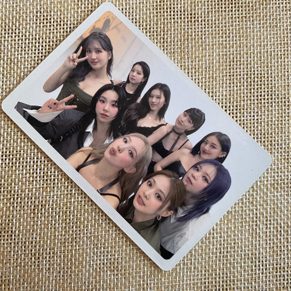 TWICE GROUP [ Between 1&2 POB Preorder Official Photocard ] Cryptogrphy New/+G