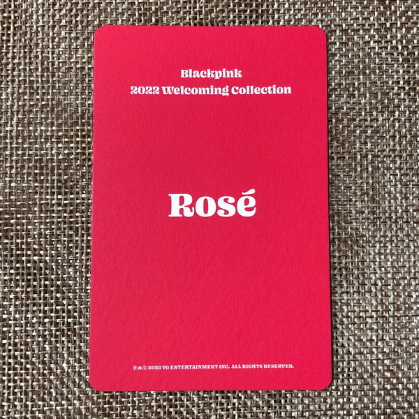 BLACKPINK ROSE #6 [ 2022 Welcoming Collection ] Official Photocard / New / Gift