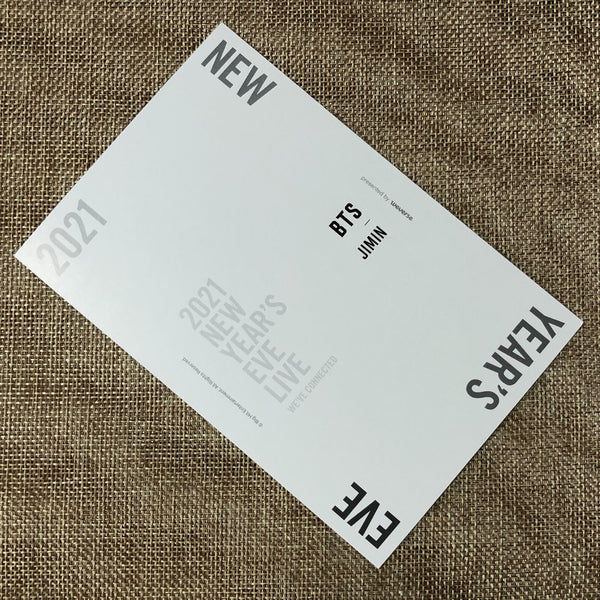BTS JIMIN [ 2021 NEW YEAR'S EVE LIVE ] Official Postcard / New / Gift