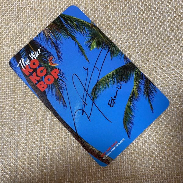 EXO SEHUN #2 [The War KOKOBOP] Official Photocard, 4th Album / New, Rare / Gift