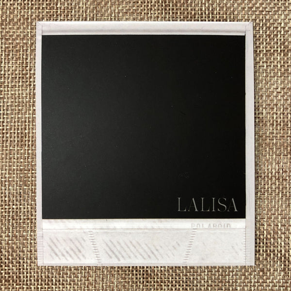BLACKPINK LISA #4 [ LALISA ] Official Polaroid Photocard, Black Ver / New / Gift