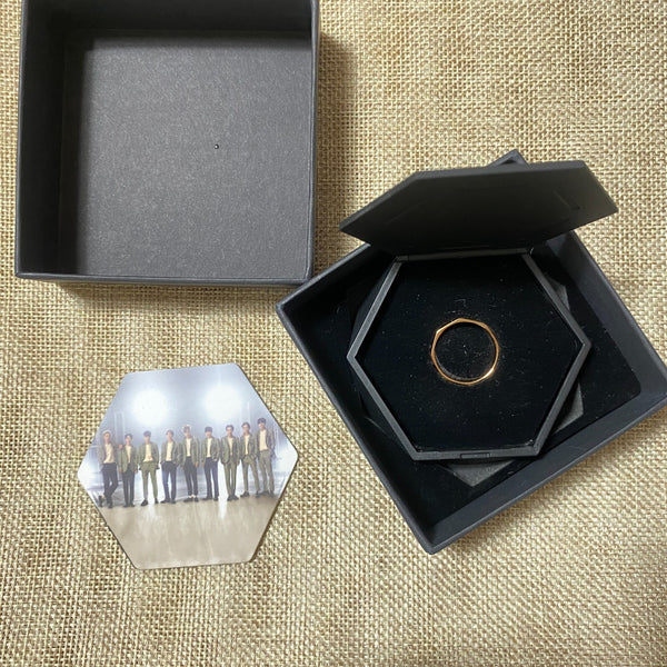 EXO [ Official Limited Ring ] Rose Gold, HK10, US4.5 / New, Rare / Gift