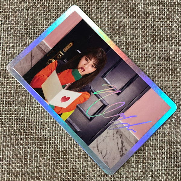 TWICE JIHYO [ Signal ] Official Hologram Photocard, 4th Album Ver.1 / New / Gift