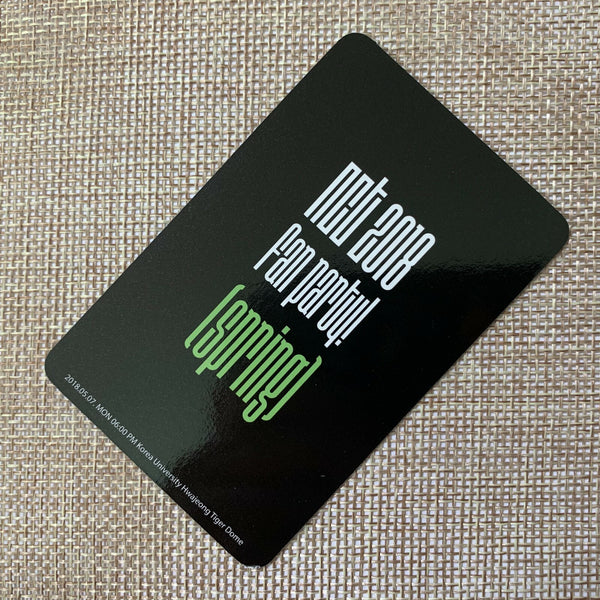 NCT 2018 JAEHYUN [ FAN PARTY SPRING ] Official Limited Photocard / New / Gift