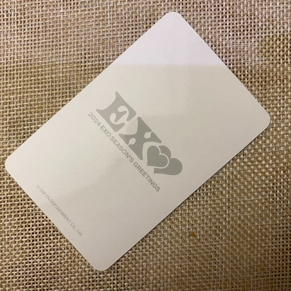 EXO BAEKHYUN #2 [2024 Season's Greeting] Official Photocard, POB / New, Rare /+G