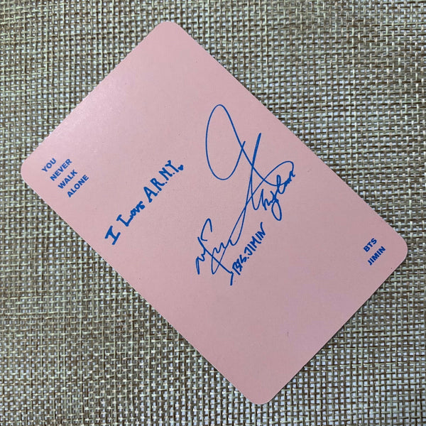 BTS JIMIN [ YNWA You Never Walk Alone ] Official Photocard / New, Rare / Gift