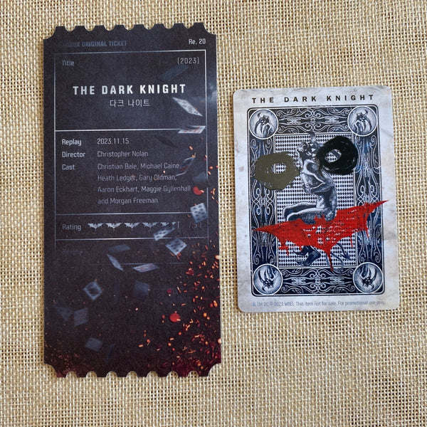 JOKER DARK KNIGHT Movie / Official Photo Ticket Photocard Set / New, Rare / Gift