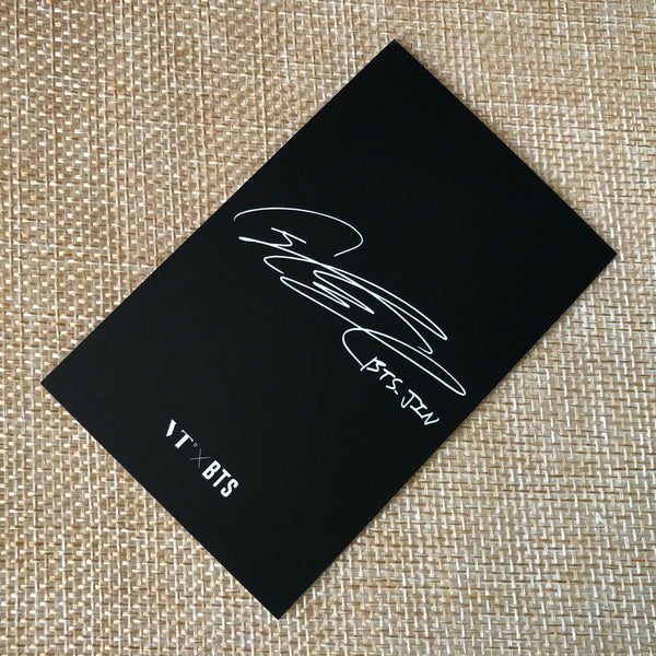 BTS JIN  #2 [ VT Think Your Teeth Official Photocard Black, White ] NEW /+G